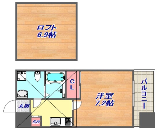 Grandi Rokko Parkの物件間取画像